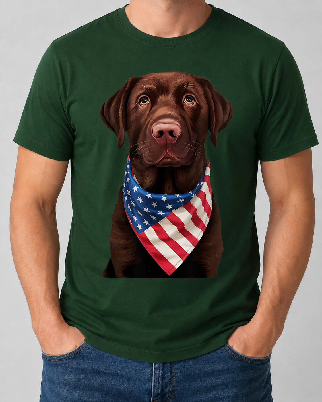 Patriotic Retriever
