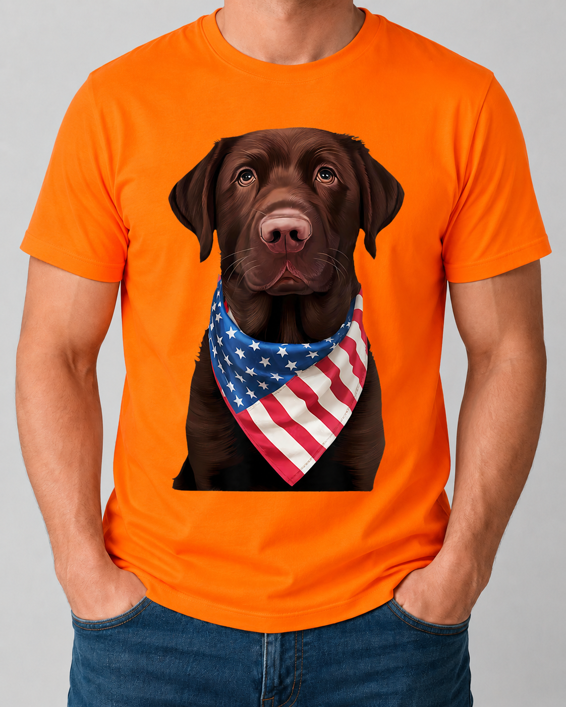Patriotic Retriever