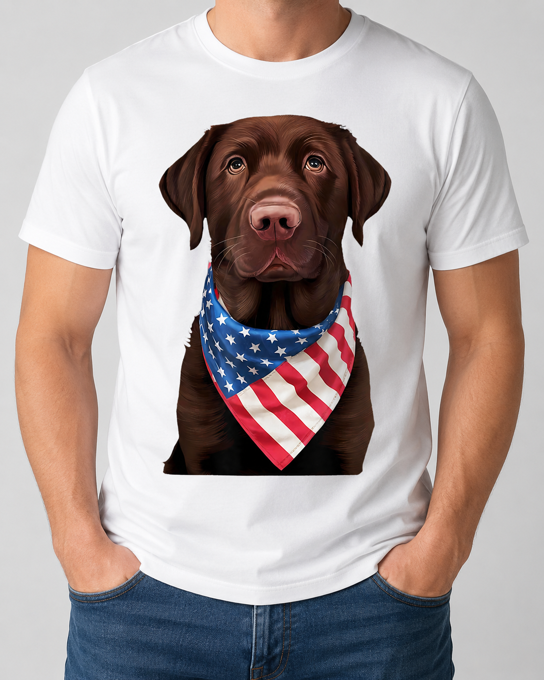 Patriotic Retriever